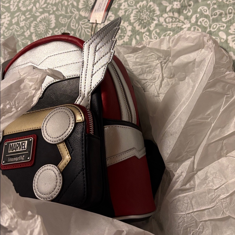 Loungefly Marvel Classic Thor Cosplay Mini Backpack - Picture 6 of 10